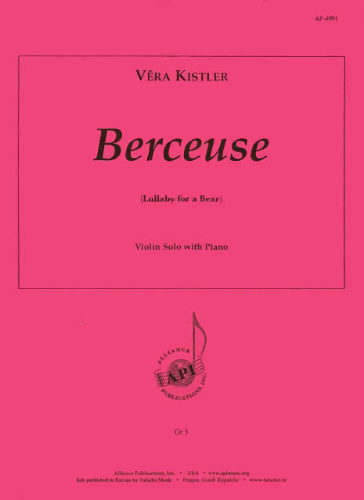 Berceuse (lullabyfor A Bear) - Vln-pno